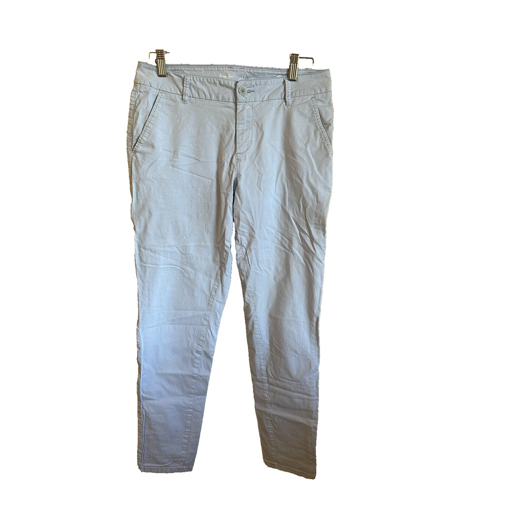 S. Oliver Smart Chino Women Pant Trouser Sz 6 36/32 light blue relaxed fit